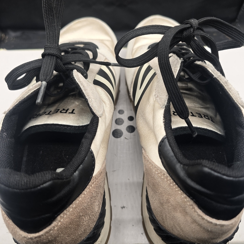 Tretorn Black and Cream Men's Sneakers‎